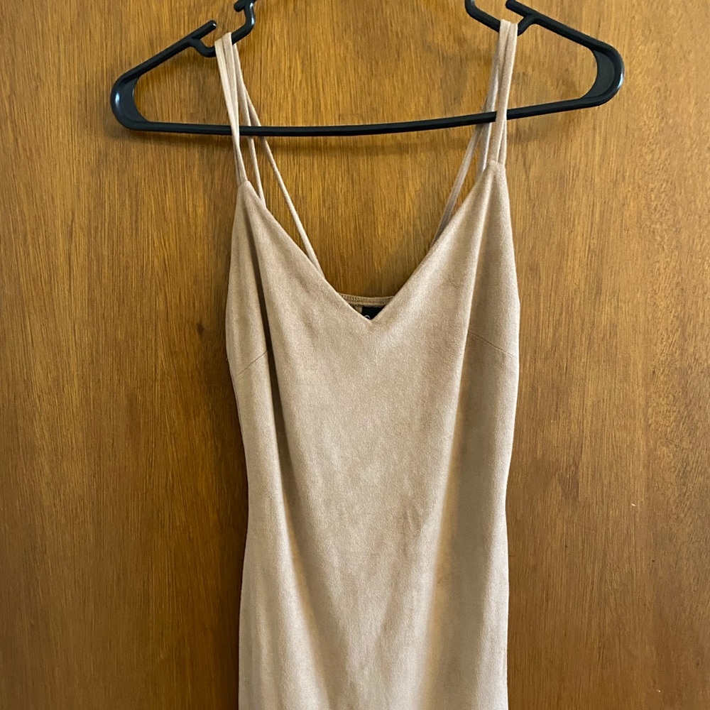 Velvet Nude Windsor Dress